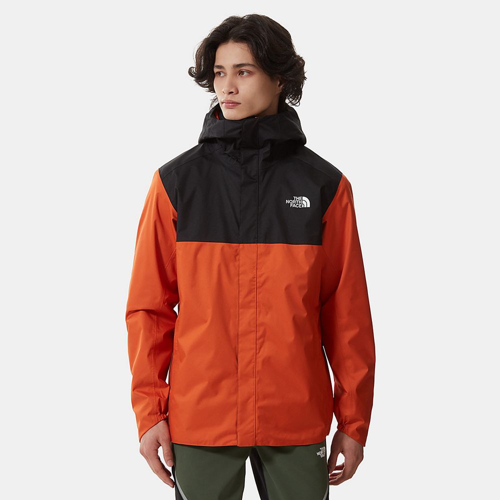 The North Face Lightweight Shell Jackets Mens Australia - The North Face Quest Zip-In Orange / Black